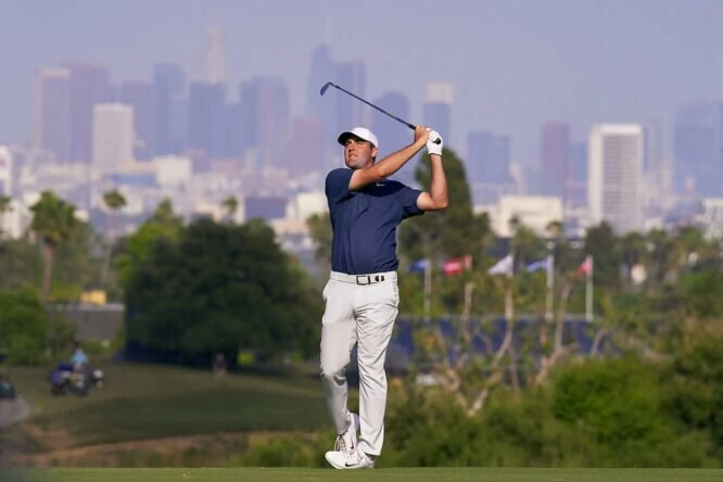 Scottie Scheffler en la jornada final del US Open 2023. © Golffile | Pedro Salado