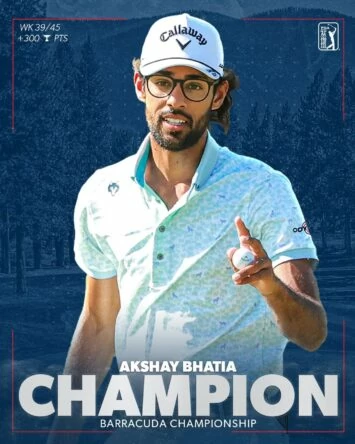 Akshay Bhatia © PGA Tour