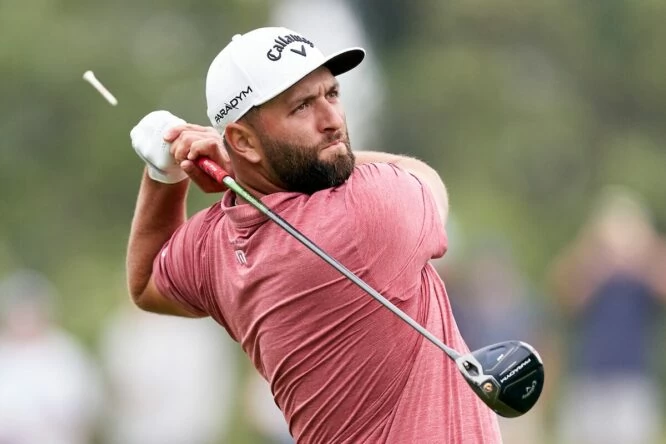 Jon Rahm (ESP) on the 3rd during Round 4 of the US Open 2023 held at Los Angeles Country Club, Los Angeles, California, United States. 18/6/23 Picture: Mateo Villalba | Golffile All photos usage must carry mandatory copyright credit (© Golffile | Mateo Villalba)