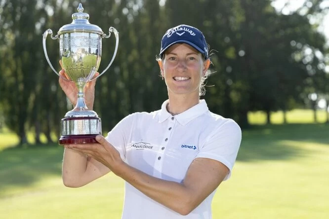 Johanna Gustavsson, ganadora del torneo © LET Golf | Tristan Jones