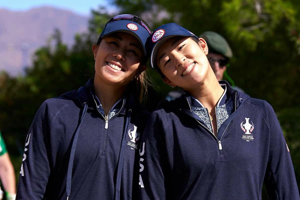 Solheim Cup 2023 Danielle Kang y Andrea Lee.