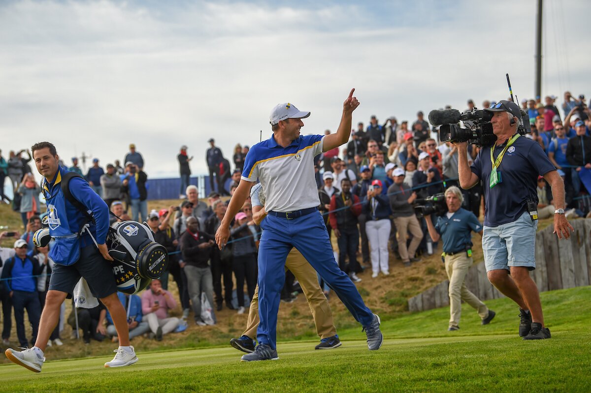 Sergio García on the final day of the Ryder Cup 2018. © Golffile | Ken Murray