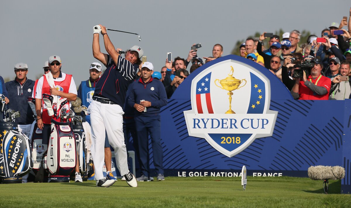 Phil Mickelson at Le Golf National during the Ryder Cup 2018.© Golffile | David Lloyd