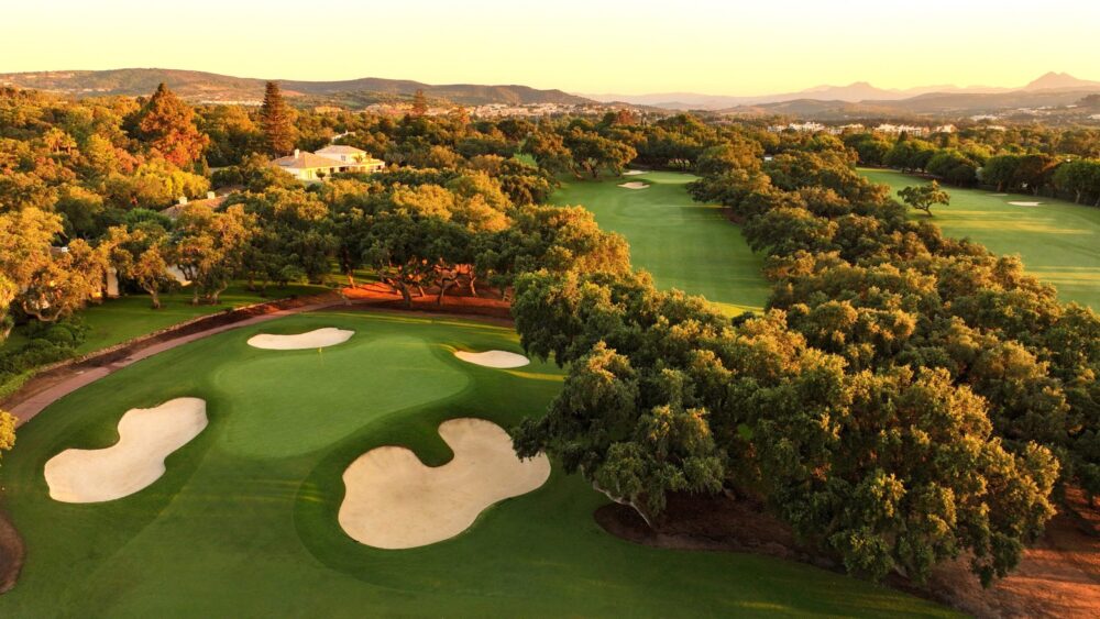 Vista del green del hoyo 3 del Real Club de Golf Sotogrande. © Real Club de Golf Sotogrande