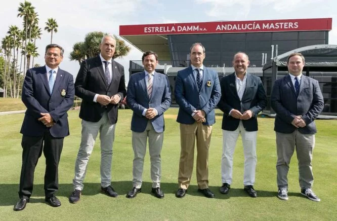 Presentación del Estrella Damm Andalucía Masters en el Real Club de Golf de Sotogrande.