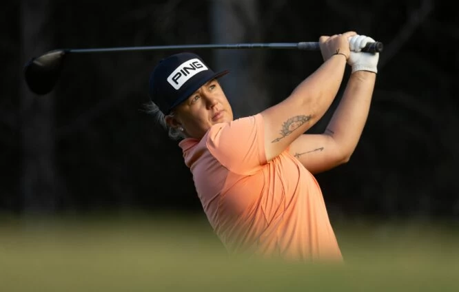 17/11/2023. Ladies European Tour. Mallorca Ladies Golf Open, Golf Son Muntaner, Mallorca, Spain. 16-18 Nov. Chloe WIlliams of Wales during the second round. Credit: Tristan Jones / LET 17/11/2023. Ladies European Tour. Mallorca Ladies Golf Open, Golf Son Muntaner, Mallorca, Spain. 16-18 Nov. Chloe WIlliams of Wales during the second round. Credit: Tristan Jones / LET