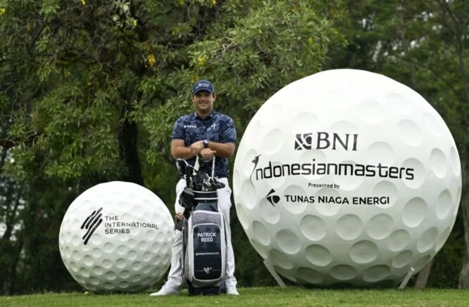 Patrick Reed of the USA poses for a photograph on Tuesday November 14, 2023, during an official practice round ahead of the BNI Indonesia Masters, presented by Tunas Niaga Energi at the Royale Jakarta Golf Club, Jakarta, Indonesia. Picture by Paul Lakatos/Asian Tour
