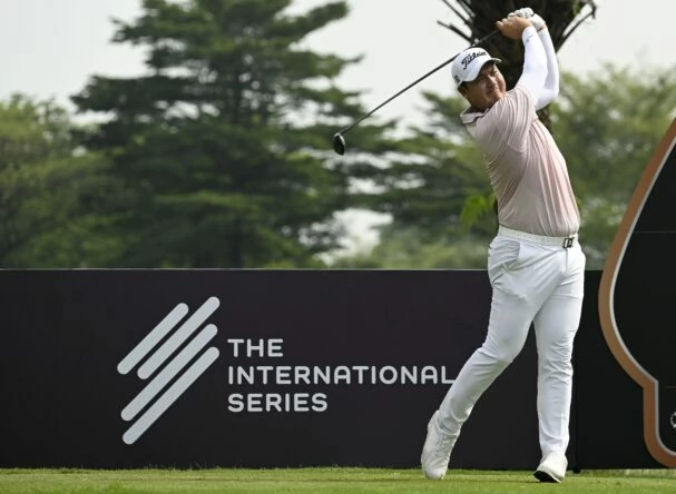 Sihwan Kim of the USA pictured on Sunday, December 4, 2022, during Round Four of the BNI Indonesia Masters. Picture by Paul Lakatos/Asian Tour. Sihwan Kim of the USA pictured on Sunday, December 4, 2022, during Round Four of the BNI Indonesia Masters. Picture by Paul Lakatos/Asian Tour.
