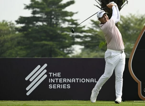Sihwan Kim of the USA pictured on Sunday, December 4, 2022, during Round Four of the BNI Indonesia Masters. Picture by Paul Lakatos/Asian Tour.
