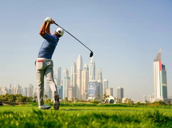 Thorbjorn Olesen, en el Emirates Golf Club © Hero Dubai Desert Classic