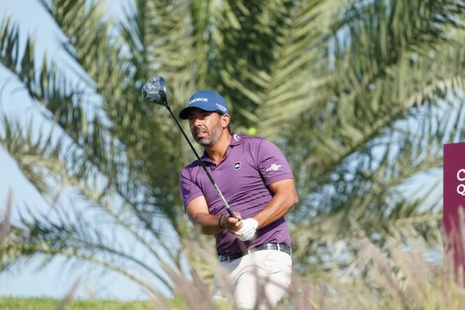 Pablo Larrazábal esta semana en el Commercial Bank Qatar Masters. © Golffile | Fran Caffrey