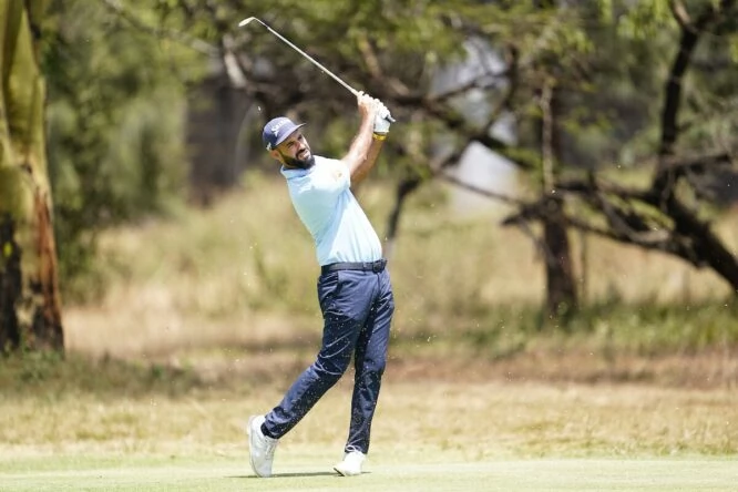 Santi Tarrio completó una gran actuación en el Magical Kenya Open del año pasado. © Golffile | Mateo Villalba