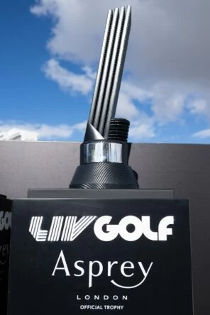 Trofeo del LIV Golf Las Vegas © Charles Laberge/LIV Golf