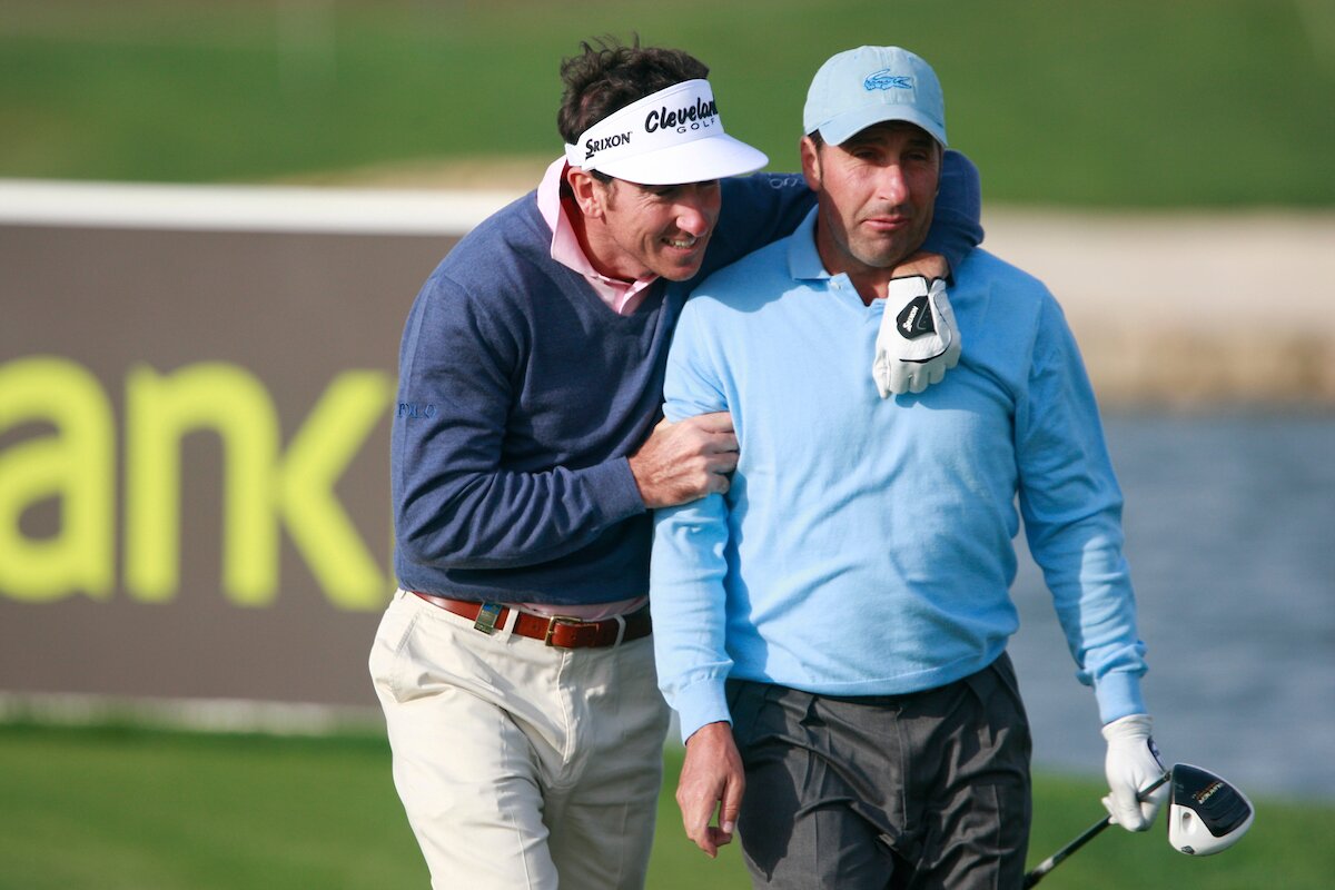 Gonzalo Fernández-Castaño y José María Olazábal. © Golffile | Eoin Clarke