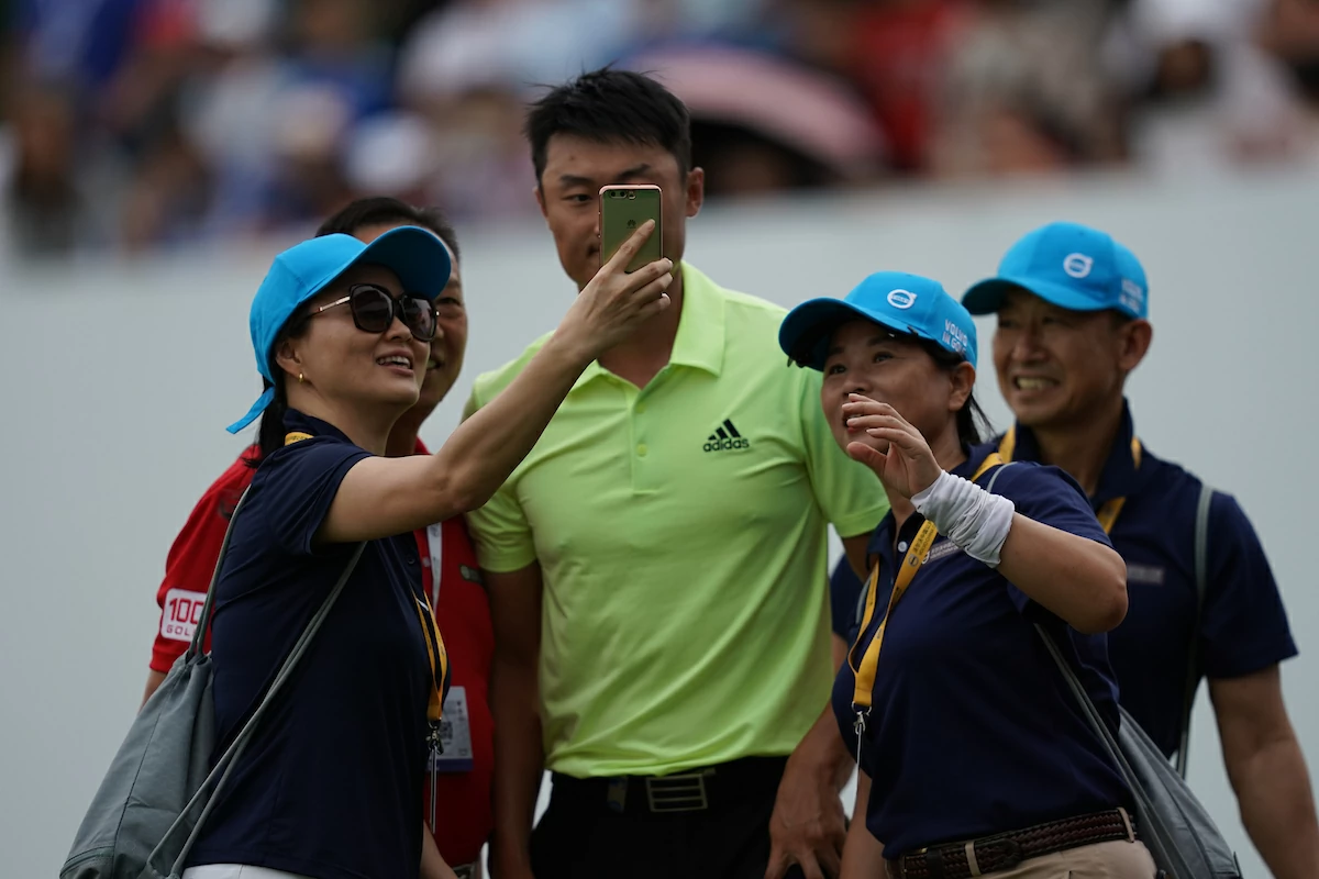 Haotong Li, during the 2019 Volvo China Open. (© Golffile | Phil Inglis) Haotong Li, during the 2019 Volvo China Open. (© Golffile | Phil Inglis)