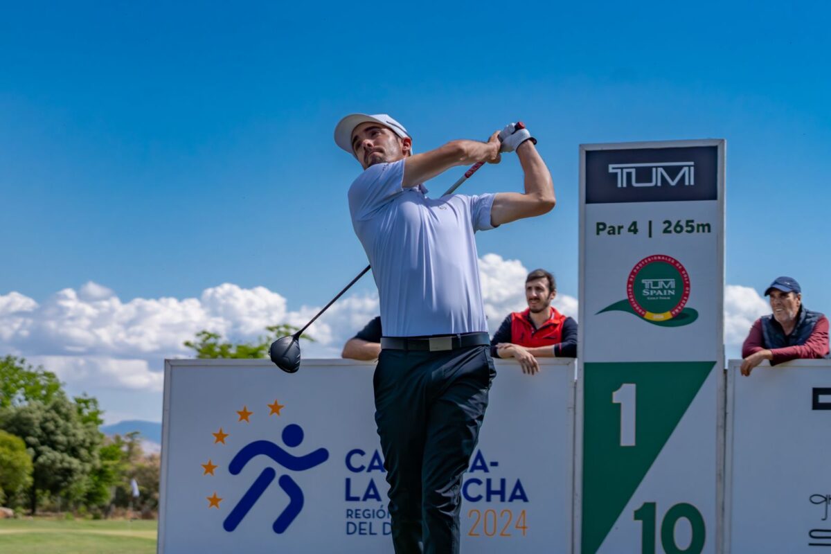 Alfonso Buendía en la ronda final del III Open de Ciudad Real PGA de España.