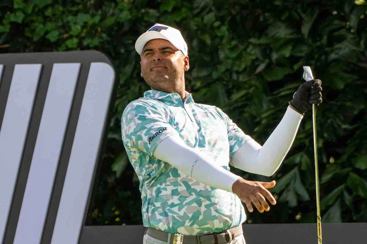 LIV Golf Singapore - First Round Sebastián Muñoz, durante la primera jornada del LIV Golf Singapur.