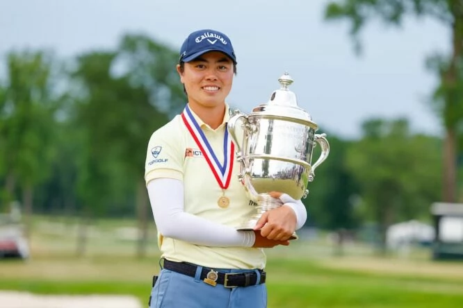 Yuka Saso, ganadora del US Women's Open 2024 © USGA/Chris Keane