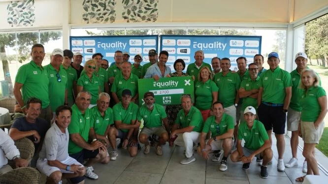 El equipo de la Asociación Autismo Cádiz, ganadora del Equality Golf Cup Puerto Real Experience.