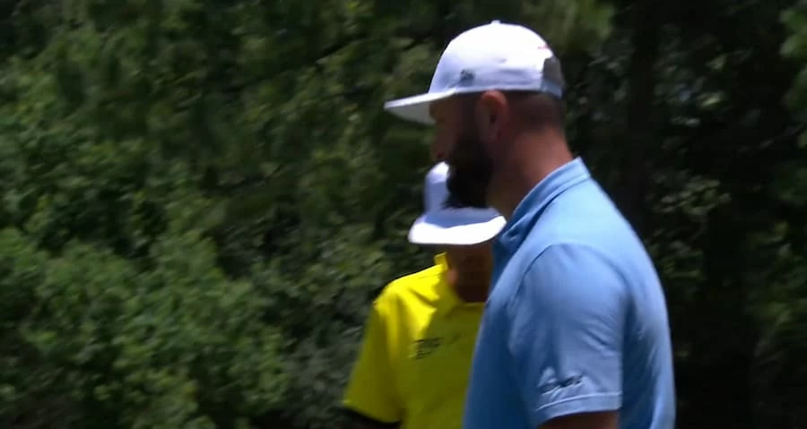 Jon Rahm, antes de retirarse hoy © LIV Golf Jon Rahm, antes de retirarse hoy © LIV Golf