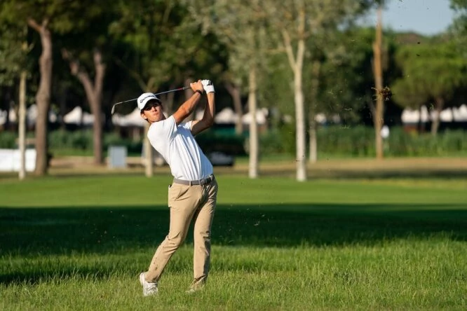 Ángel Ayora esta semana en el Adriatic Golf Club Cervia. © Stefanodimaria.com | Golffile
