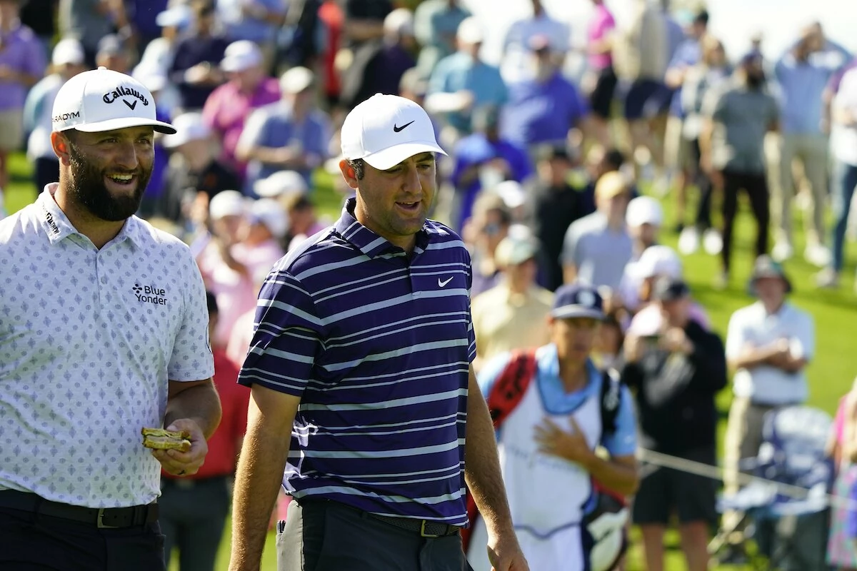 Jon Rahm y Scottie Scheffler. © Golffile | Eoin Clarke Jon Rahm y Scottie Scheffler. © Golffile | Eoin Clarke
