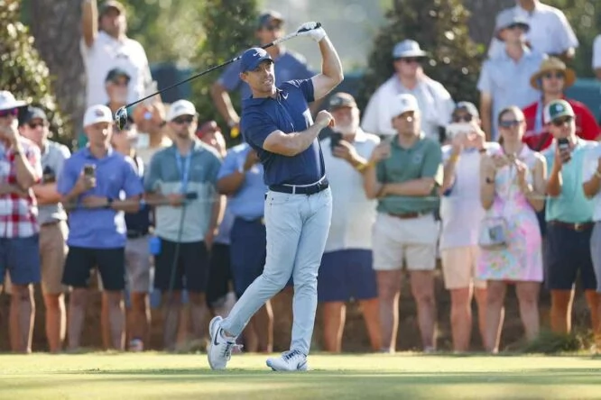 Rory McIlroy, during the third round of the 2024 US Open. (Kathryn Riley/USGA)