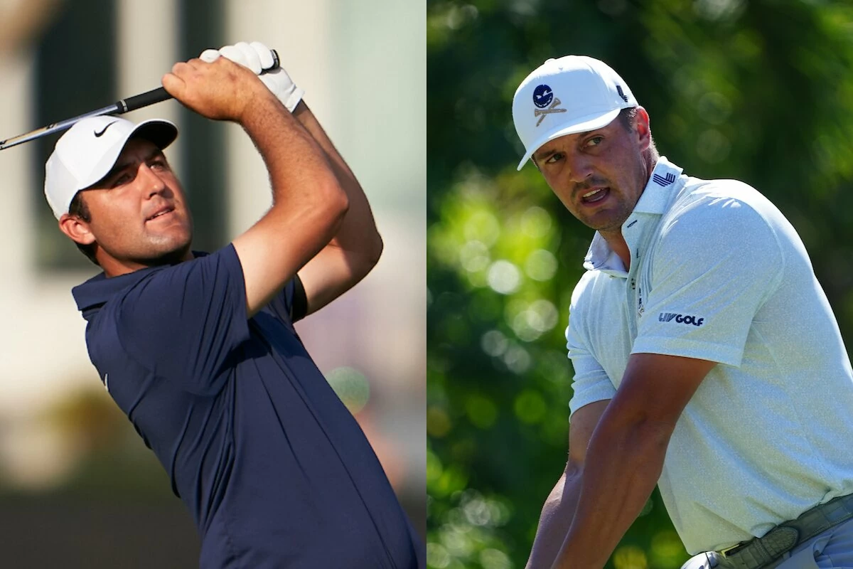 Scottie Scheffler y Bryson DeChambeau. © Golffile Scottie Scheffler y Bryson DeChambeau. © Golffile