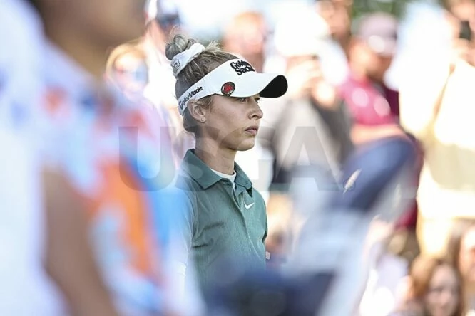 Nelly Korda, este viernes durante la segunda jornada del US Women's Open.