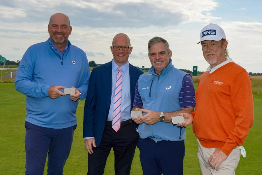 Thomas Bjørn, Guy Kinnings, Paul McGinley and Miguel Ángel Jiménez © Getty Images Thomas Bjørn, Guy Kinnings, Paul McGinley and Miguel Ángel Jiménez © Getty Images