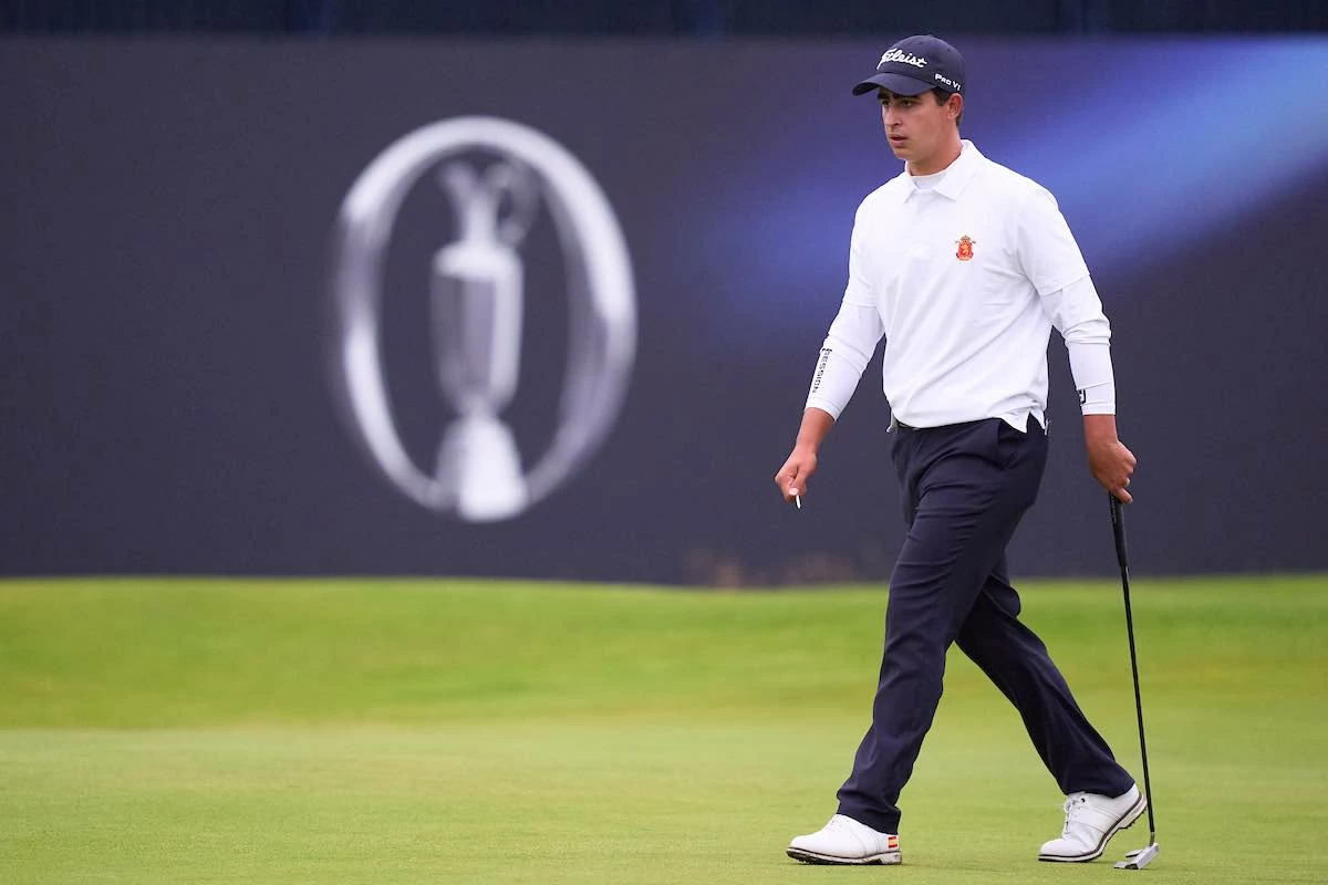The 152nd Open First Round Luis Masaveu, en el Open Championship.