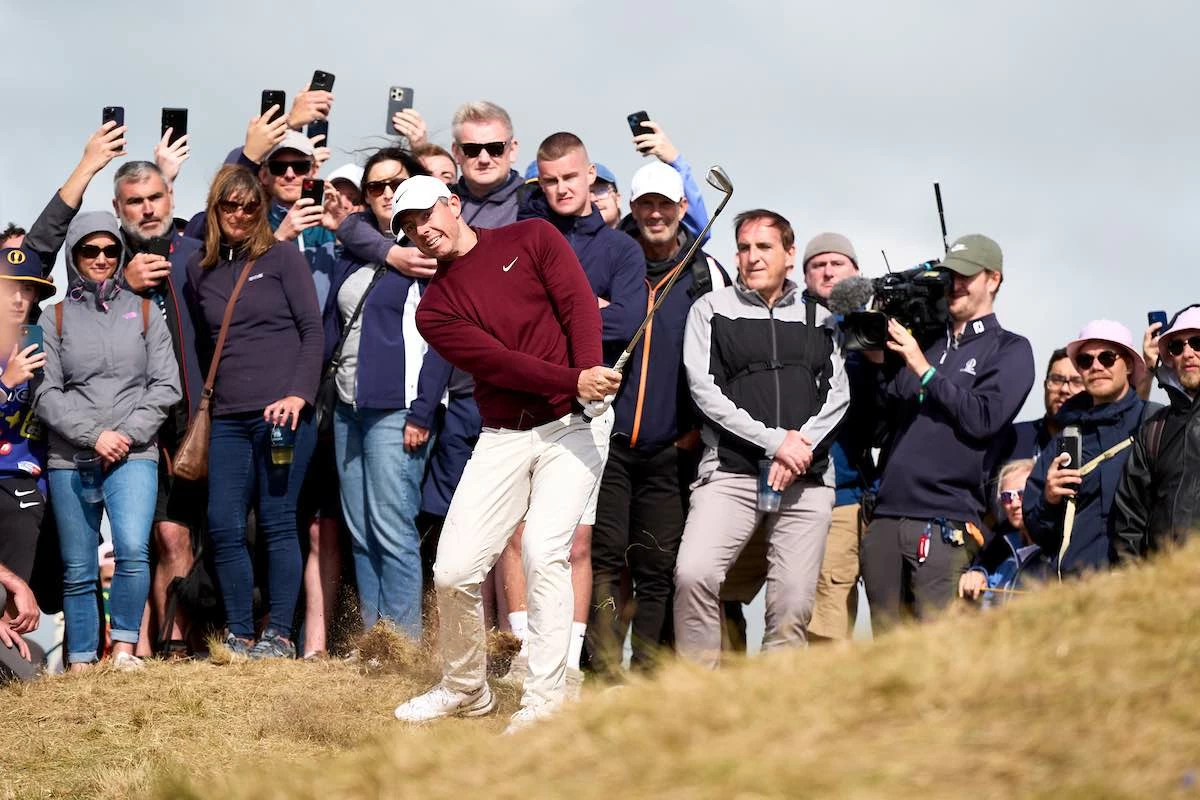The 152nd Open Second Round Rory McIlroy, durante su dura segunda jornada en el Open Championship.