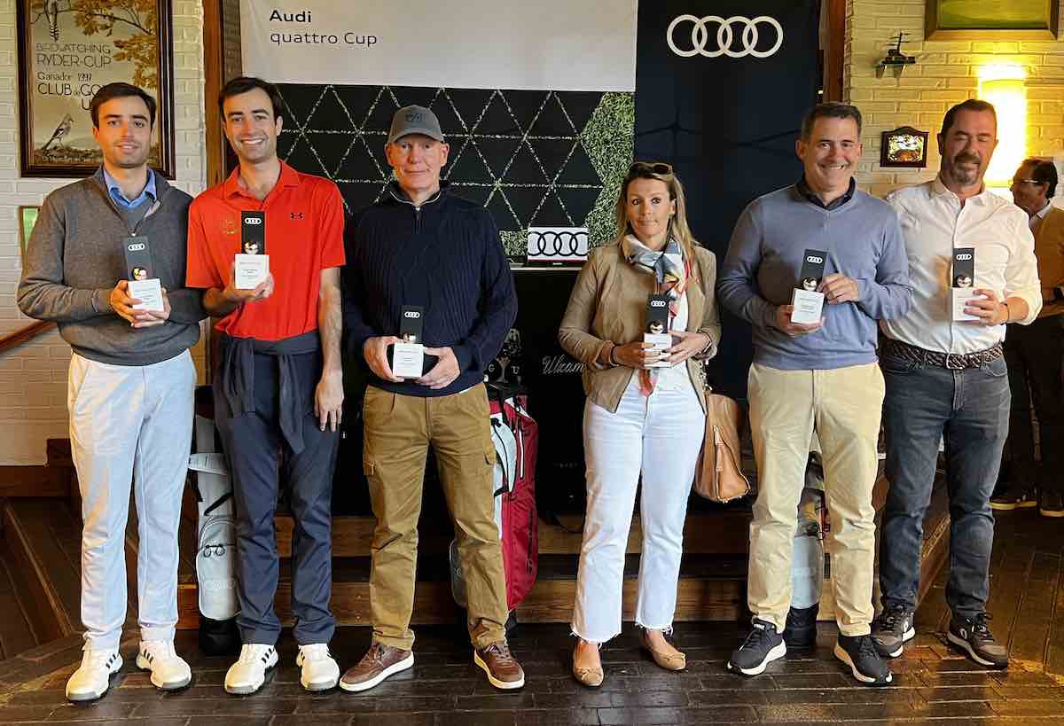 Los ganadores de Golf Ulzama.