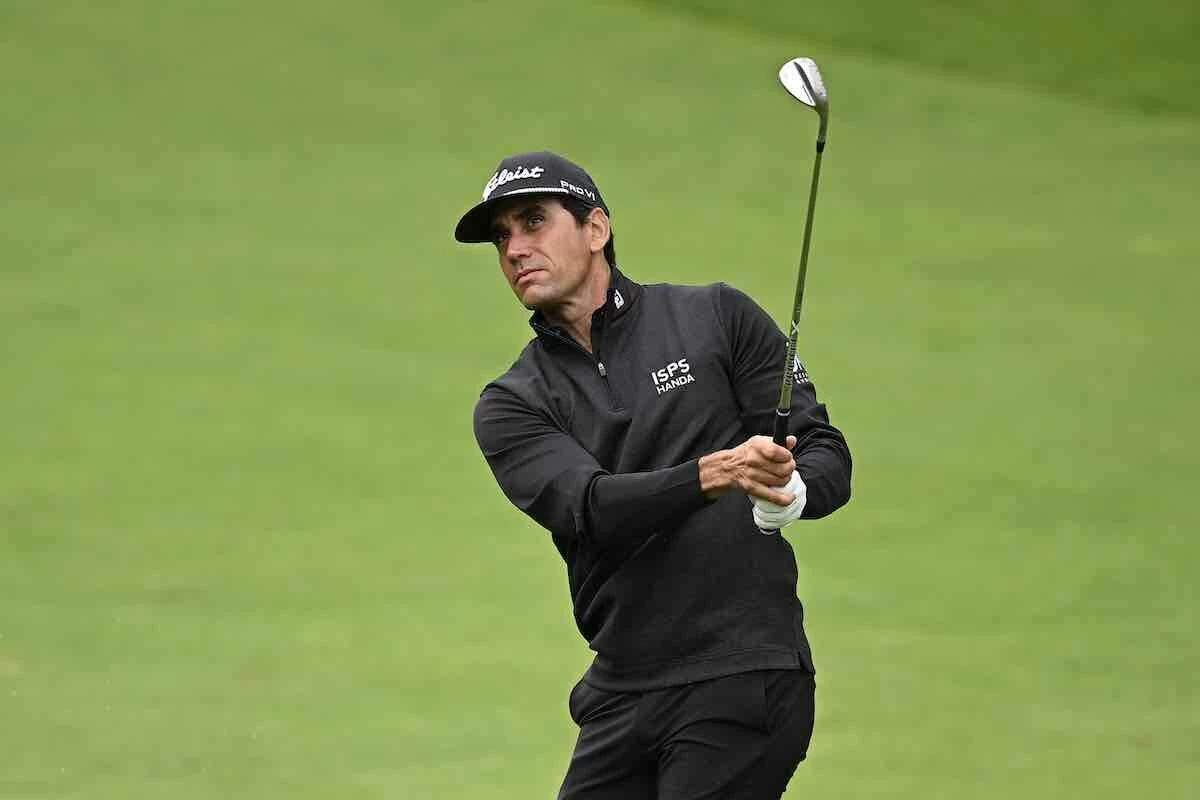 Rafa Cabrera Bello, durante la primera jornada del Danish Golf Championship. Rafa Cabrera Bello, durante la primera jornada del Danish Golf Championship.