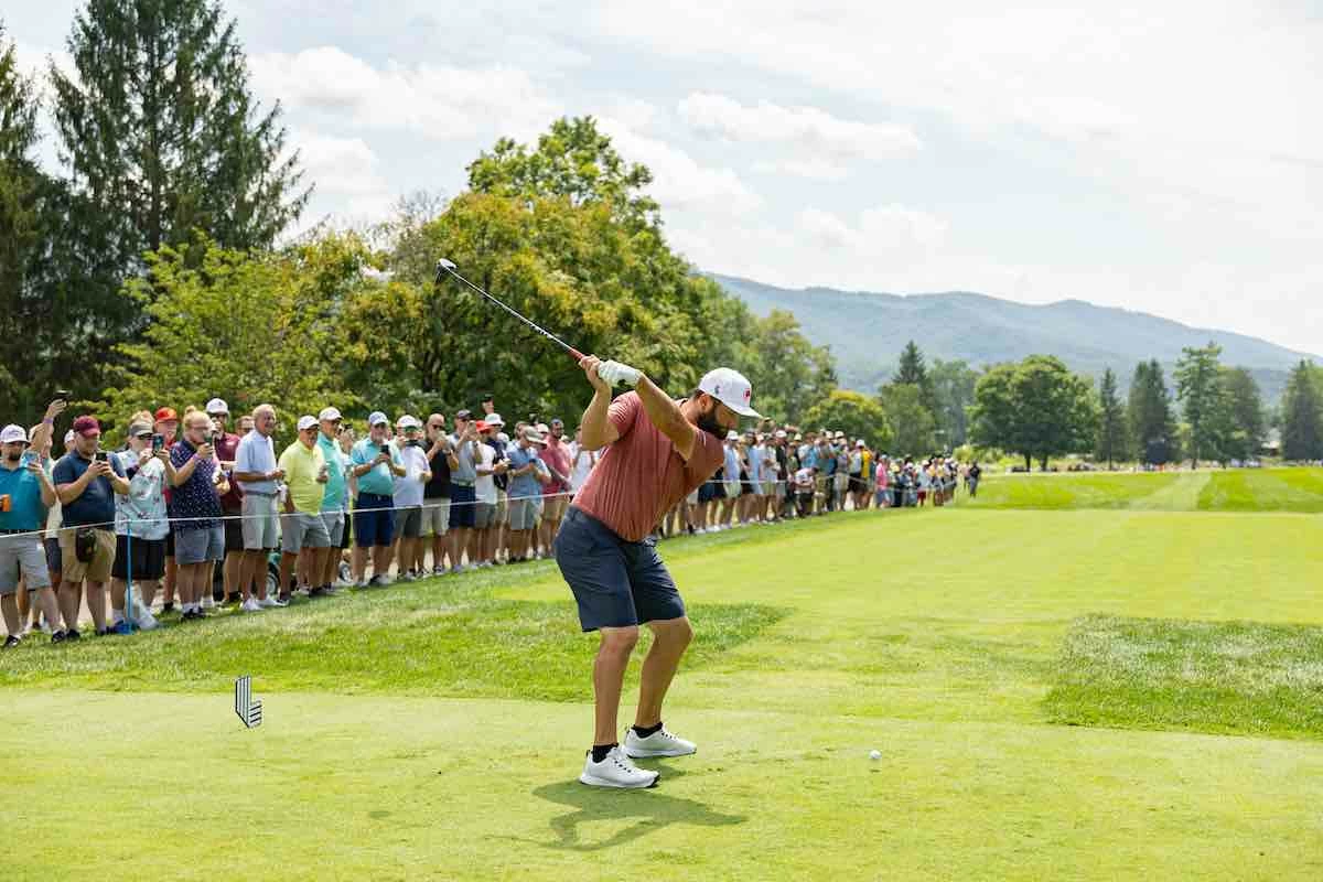 LIV Golf Greenbrier - Second Round Jon Rahm, durante la segunda ronda en el The Greenbrier.