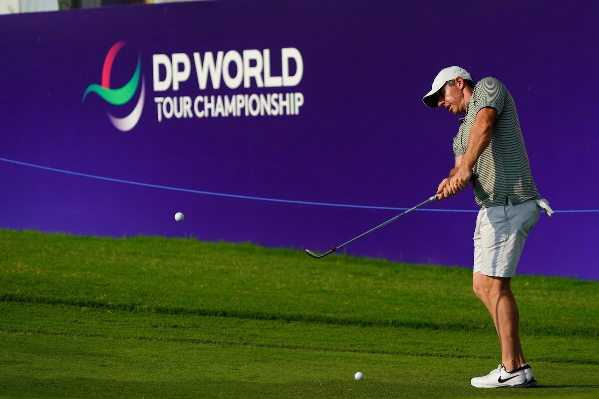 DP World Championship Championship 2024 Rory McIlroy esta semana en el Earth course del Jumeirah Golf Estates. © Golffile | Thos Caffrey