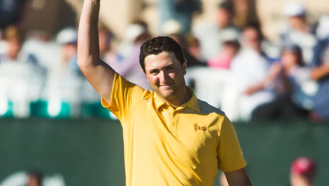 Jon Rahm, en el Phoenix Open de 2015. Jon Rahm, en el Phoenix Open de 2015.