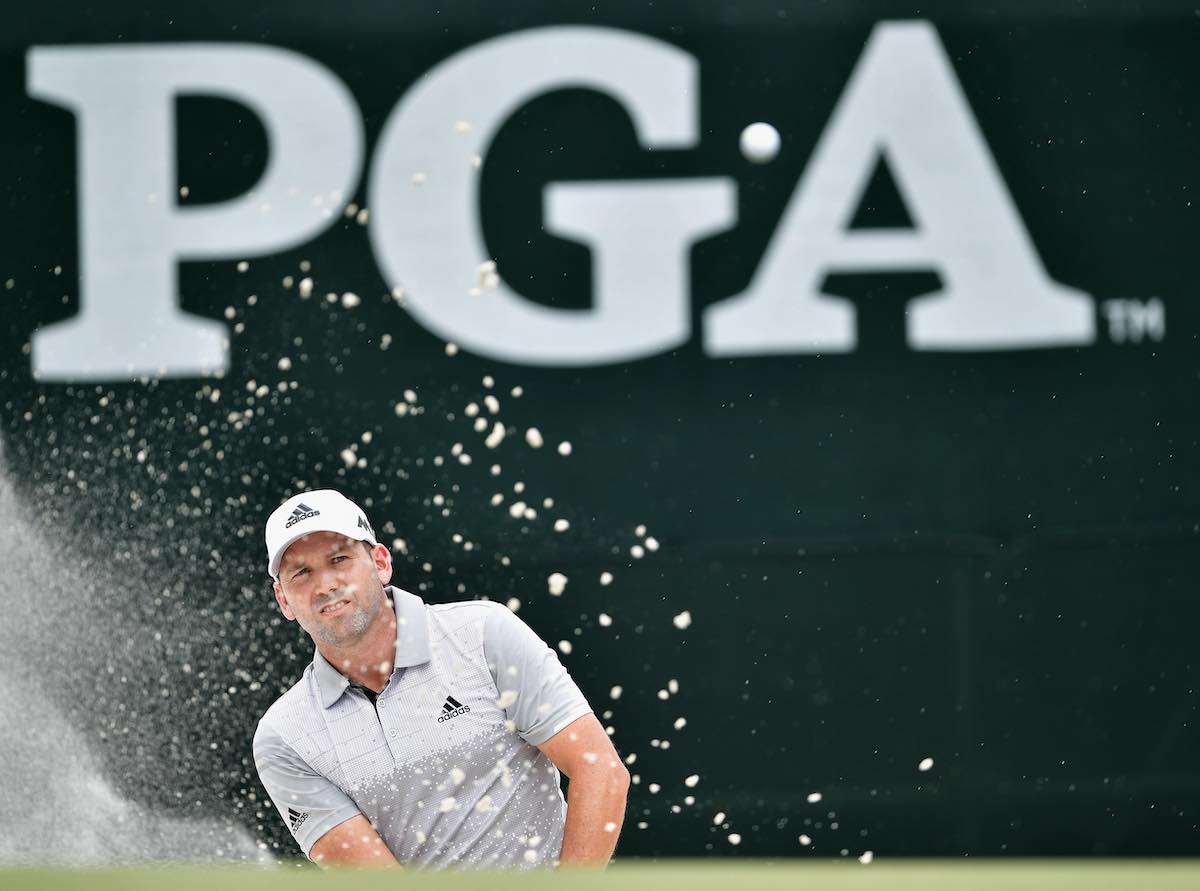 Sergio, en el PGA Championship de 2017.