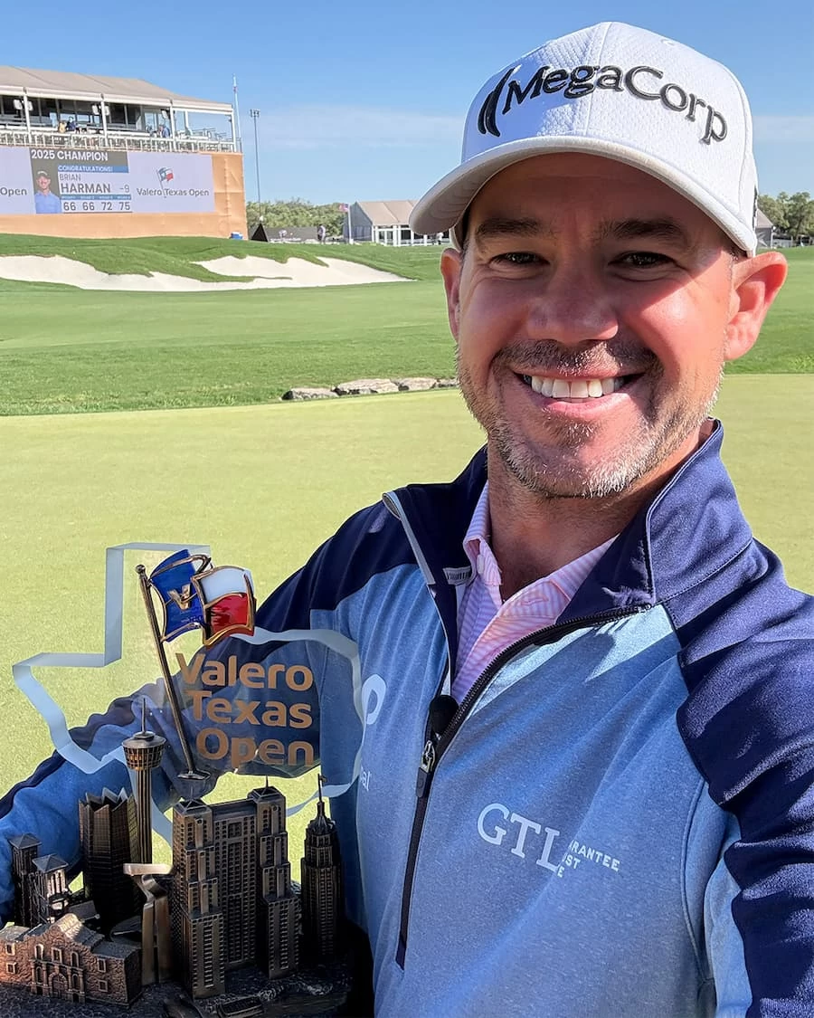 Brian Harman, con el trofeo © PGA Tour Brian Harman, con el trofeo © PGA Tour