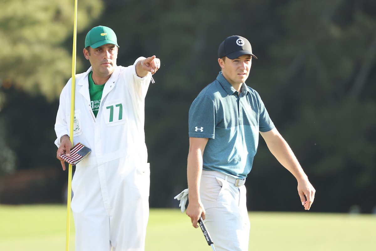 Jordan Spieth on the final day of the 2021 Masters at Augusta. © Golffile | Scott Halleran
