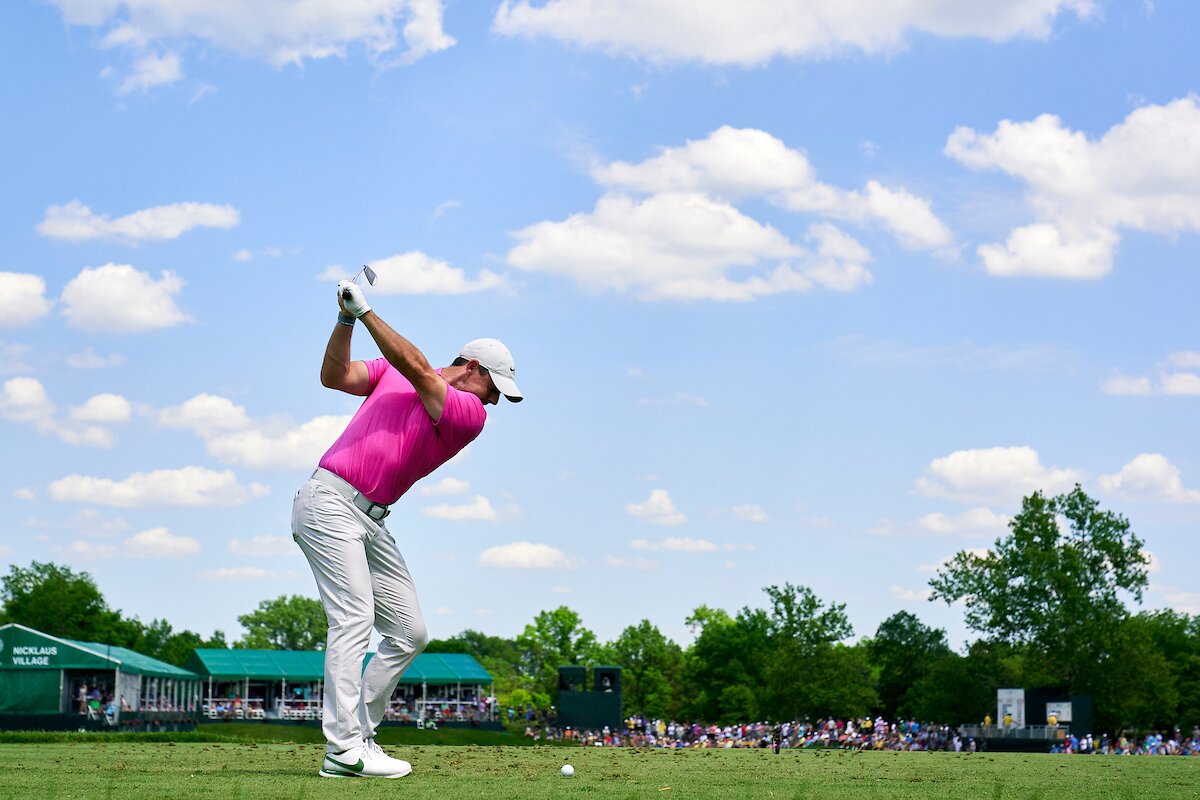 Rory McIlroy en el Muirfield Village Golf Club durante el Memorial 2022. © Golffile | Pedro Salado