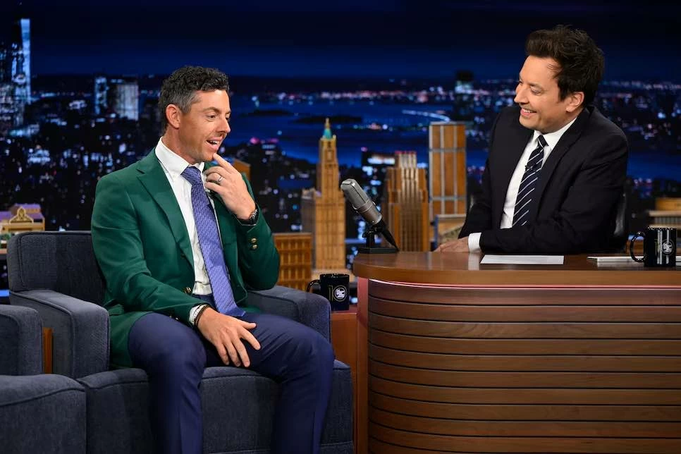 Rory McIlroy, durante su intervención esta semana en el show de Jimmy Fallon. Rory McIlroy, durante su intervención esta semana en el show de Jimmy Fallon.