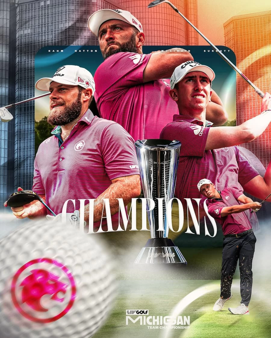 Legión XIII, campeones por equipos de LIV Golf 2025 Legión XIII, campeones por equipos de LIV Golf 2025