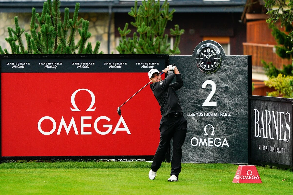 Iván Cantero durante la primera jornada del Omega European Masters 2025. © Golffile | Thos Caffrey Iván Cantero durante la primera jornada del Omega European Masters 2025. © Golffile | Thos Caffrey