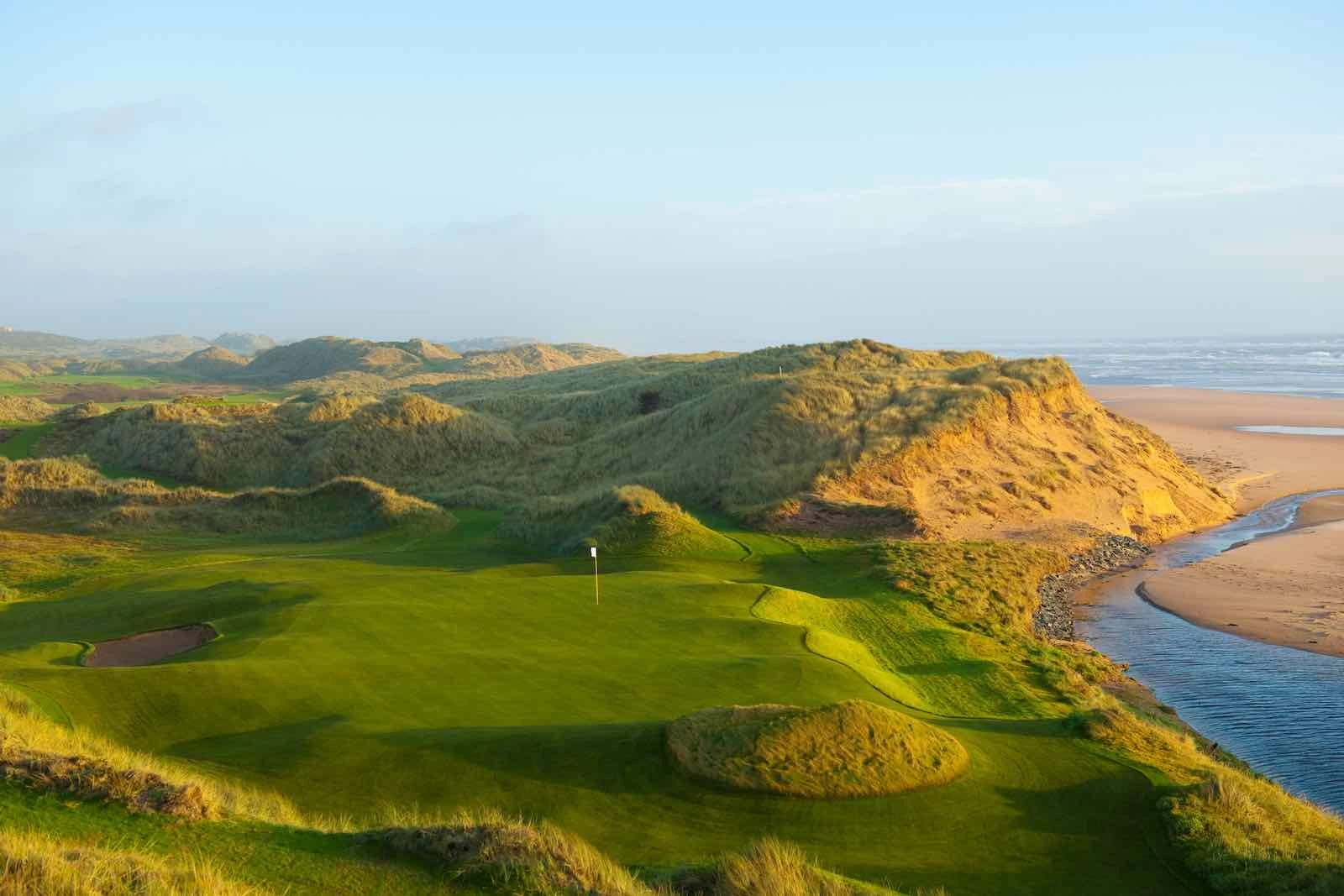 Green del hoyo 3 del Trump International Links, sede esta semana del Nexo Championship. Green del hoyo 3 del Trump International Links, sede esta semana del Nexo Championship.