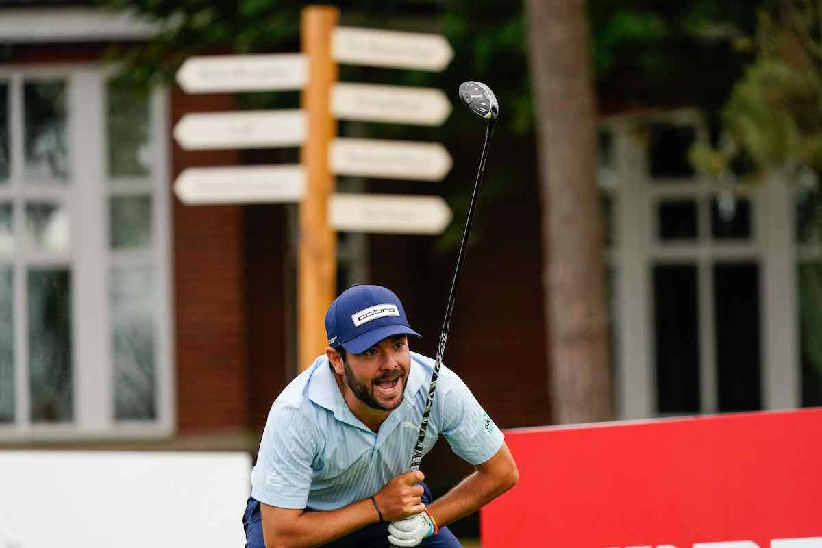 Ángel Hidalgo, en el British Masters. (© Golffile | Thos Caffrey) Ángel Hidalgo, en el British Masters.