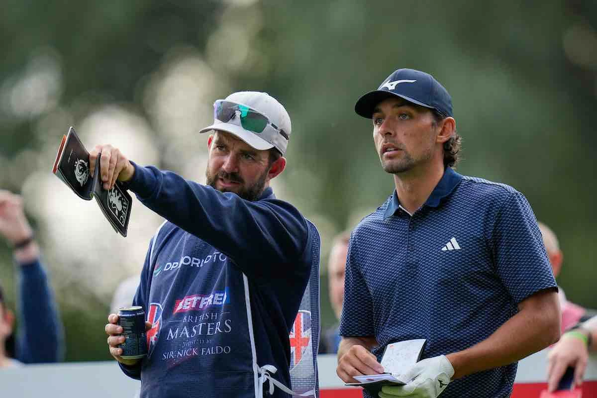 Marco Penge, durante su espectacular tercera jornada en el British Masters. (© Golffile | Steve Flynn) Marco Penge, durante su espectacular tercera jornada en el British Masters. (© Golffile | Steve Flynn)