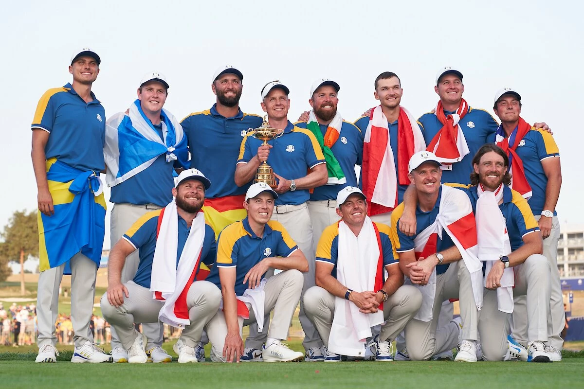 El equipo europeo de la Ryder Cup 2023, dónde solo cambia un Hojgaard por otro. © Golffile | Mateo Villalba El equipo europeo de la Ryder Cup 2023, dónde solo cambia un Hojgaard por otro. © Golffile | Mateo Villalba