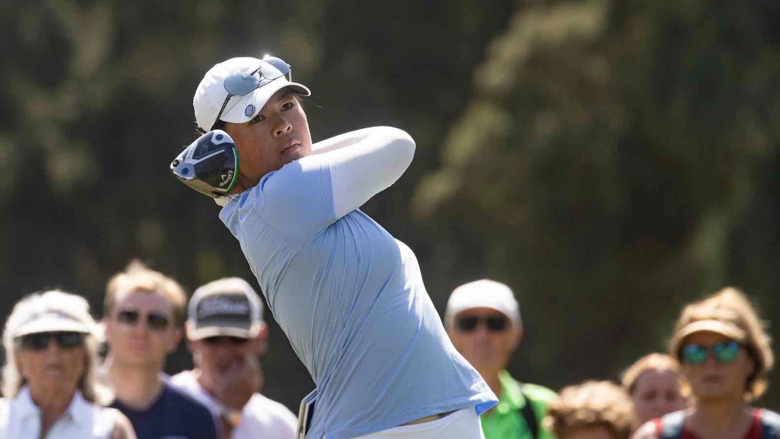 Anna Huang, durante la tercera jornada en La Sella Open. Anna Huang, durante la tercera jornada en La Sella Open.
