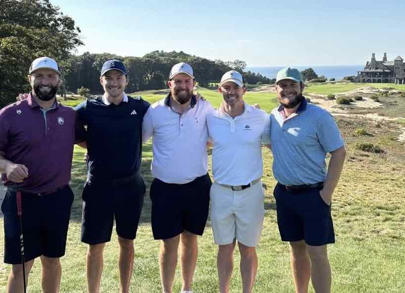 Jon Rahm, Rasmus Hojgaard, Shane Lowry, Rory McIlroy y Tyrrell Hatton.